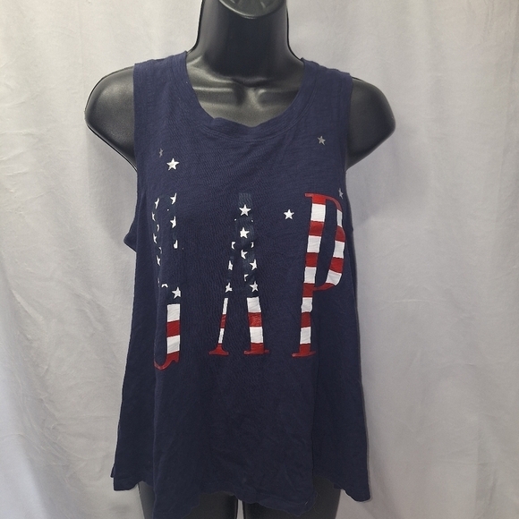 Gap independence day graphic tank top size small - Picture 2 of 5
